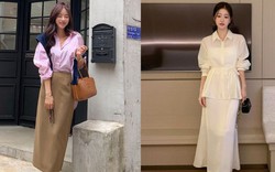 Áo sơ mi/blouse và chân váy: Bộ đôi xinh tươi nhất mùa hè, chuẩn thanh lịch khi mặc tới công sở