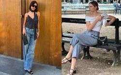 Phụ nữ Pháp thường mix quần ống suông với 4 mẫu áo, hóa ra mặc đẹp lại đơn giản thế này