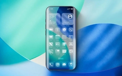 Mẫu iPhone bằng kính toàn phần, không phím bấm lộ diện