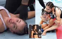 Nữ võ sĩ xinh như búp bê bị siết cổ đến bất tỉnh, nhân viên y tế phải lao vào cấp cứu ngay trên sàn đấu