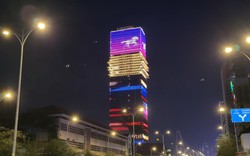 Mãn nhãn với công trình LED 3D trên tòa nhà 55 tầng