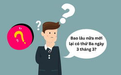 Bao lâu nữa mới lại có thứ Ba ngày 3 tháng 3?