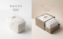 Xôn xao tin Gucci bán tã giấy em bé giá 13 triệu một xấp