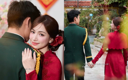 Lộ diện người đàn ông mặc quân phục được Hòa Minzy ôm chầm