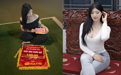 Xuất hiện hoa khôi đấu vật hội làng: 1 mình "cân đẹp" cả  VĐV giành HCV SEA Games, nhan sắc không phải dạng vừa