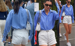 Mỹ nữ chỉ diện áo sơ mi + quần short mà "phát sáng" trong đám đông