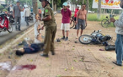 Xe máy chở 3 tông vào gốc cây, 2 thiếu niên tử vong