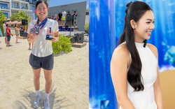 Ánh Viên khoe chân dài thẳng tắp, mặt mộc vẫn chiếm spotlight, khuấy đảo Maldives