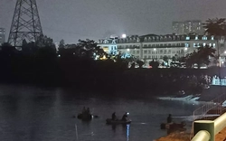 Tìm kiếm 2 thanh niên mất tích ở hồ điều hòa đường Tam Trinh (Hà Nội)