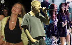 Tập đoàn sao "trẩy hội" xem Justin Bieber diễn ở Coachella: Bà xã Hailey lên đồ "bỏng mắt", Katy Perry - BLACKPINK hóa fan cuồng!