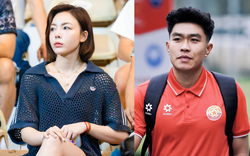 Phí Thanh Thảo khoe visual trắng phát sáng trên khán đài khi đi cổ vũ Lý Đức