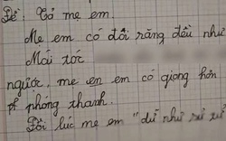 Học sinh tả tóc mẹ khiến dân tình cạn lời: Đọc tới đâu, đói bụng tới đó!