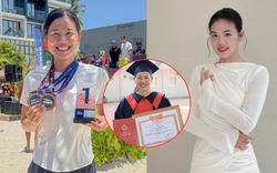 Ánh Viên giải nghệ rồi vẫn giành 4 HCV bơi 10km trên biển, nhan sắc thăng hạng ngoạn mục, học vấn cũng đỉnh