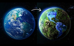 Điều gì sẽ xảy ra nếu Trái Đất có một nửa là đất liền và một nửa là nước?