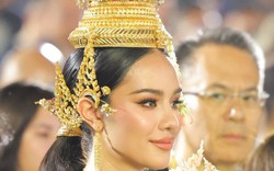 Dàn hoa, á hậu ở lễ hội té nước