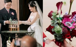 Cặp đôi Hà Nội "chơi lớn": Mang thú vui đắt đỏ rải khắp đám cưới, bó hoa có 1-0-2 không ai đoán nổi