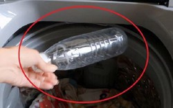 Điều gì xảy ra khi thả 1 chai nhựa rỗng vào máy giặt?