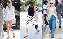 Guốc xỏ ngón khuấy đảo hè 2026: Món đồ từng bị chê khó ngấm bỗng "càn quét" tủ đồ của hội mặc đẹp toàn cầu