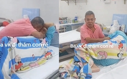 Bố vợ mếu máo ôm hôn con rể nằm trên giường bệnh: Câu chuyện đau lòng phía sau