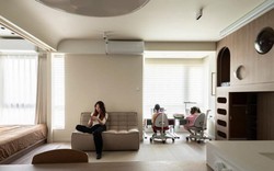 Chỉ 45m² nhưng chia được 3 phòng ngủ: Bài toán nhà nhỏ được giải quá thông minh