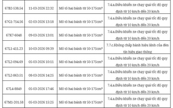 102 chủ xe máy, ô tô có biển số sau nhanh chóng nộp phạt nguội theo Nghị định 168