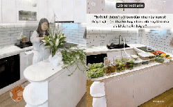 Bếp 5m² của mẹ bỉm Hà Nội thay đổi hoàn toàn chỉ nhờ 1 món: Nhỏ nhưng giải quyết 4 vấn đề cùng lúc