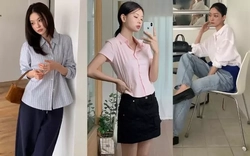 Mặc đẹp quá dễ nếu chị em có 4 mẫu áo sơ mi mùa hè