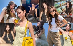 "Ngọc nữ showbiz" nhan sắc như tượng tạc: 34 tuổi vẫn mặc đẹp, sành điệu ngang gái trẻ
