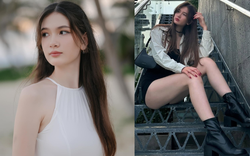 Mê mẩn nhan sắc ngọt ngào của em gái thủ môn Lâm Tây, chân dài nuột nà, vừa debut làm người mẫu đã gây sốt