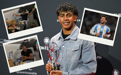 "Thần đồng" Lamine Yamal gây sốt khi ăn gà rán trên chuyên cơ riêng hậu giành "Oscar thể thao", tuyên bố Messi vĩ đại nhất