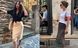 Phụ nữ Pháp mặc đẹp suốt mùa hè nhờ 4 mẫu chân váy