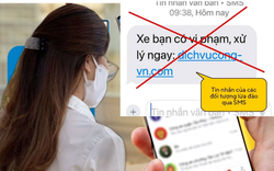 Công an phát thông báo tới những tài xế nhận được tin nhắn có nội dung sau