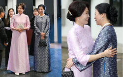 Câu chuyện đẹp về chiếc áo dài mang hoạ tiết từng thất truyền của Phu nhân Tổng Bí thư, Chủ tịch nước Tô Lâm