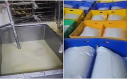 Đột kích một nhà máy, triệt phá đường dây sản xuất sữa giả từ urê, chất tẩy rửa, tịch thu 3.000 lít sữa và hàng trăm kg hoá chất