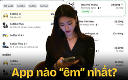 1 cuốc xe đặt trên cả Be, Grab và Green SM: App nào rẻ nhất?