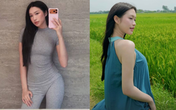 Bị soi mặc váy rộng che vòng 2 "lùm lùm", Doãn Hải My diện ngay đồ bó sát, khoe body nuột nà, vòng 2 phẳng lì gây chú ý