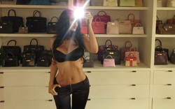 Không phải bộ ngực, thứ khiến Kylie Jenner mê mẩn chính là "bức tường Hermès" này