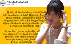 Sinh viên Hà Nội email “cầu cứu” fanpage Thông tin Chính phủ: Đi làm thêm bị ép đóng thêm tiền BHYT, dọa giữ lương khi nghỉ việc
