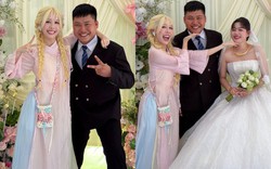 Hậu Hoàng xinh xắn tại đám cưới Mũi trưởng Long, nói 1 câu rõ thái độ vụ "đẩy thuyền" suốt 5 năm