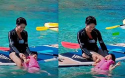 Nữ diễn viên Việt đưa con đi biển chơi mà hàng trăm người phải thốt lên: "Người mẹ vĩ đại"