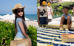 Quý tử nhà Huyền Baby gặp fan của mẹ ở resort, nói 1 câu là đủ hiểu được dạy như thế nào