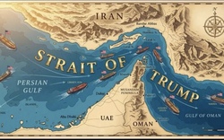 Tổng thống Trump đăng bài, đổi tên eo biển Hormuz thành ‘eo biển Trump’
