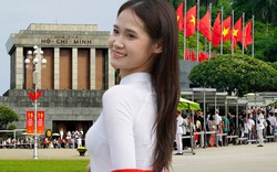 Dòng người xếp hàng dài trong nắng sớm, vào viếng Lăng Bác ngày 30/4