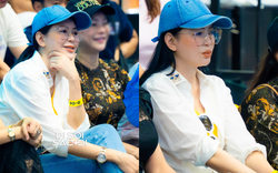 CLIP: Bắt trọn nhan sắc thực của vợ tỷ phú Johnathan Hạnh Nguyễn đi xem Pickleball PPA Asia 100