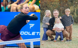 Brooke Buckner xách vợt đi đối đầu cả "thế giới", 3 con nhỏ ở nhà đã có chồng chăm, hạnh phúc là đây!