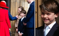 Khoảnh khắc "tan chảy": Vua Charles cưng nựng Hoàng tử út Louis, cậu bé tinh nghịch ngày nào giờ chững chạc đến bất ngờ!