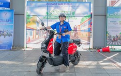 Em út Amio của gia đình xe máy điện VinFast: Ngoại hình cá tính, an toàn vượt trội