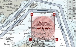 Cận cảnh tấm hải đồ “tử thần” ở eo biển Hormuz mà Iran vừa công bố