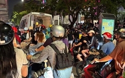 Hiện trường nữ tài xế bị tấn công trên đường Xuân Thủy, gục tại chỗ