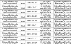 162 chủ xe máy có biển số sau nhanh chóng nộp phạt nguội theo Nghị định 168